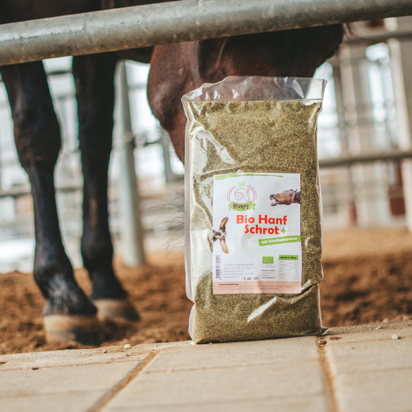 Hempy Bio Hanfschrot + Hanfblattpulver  1000g