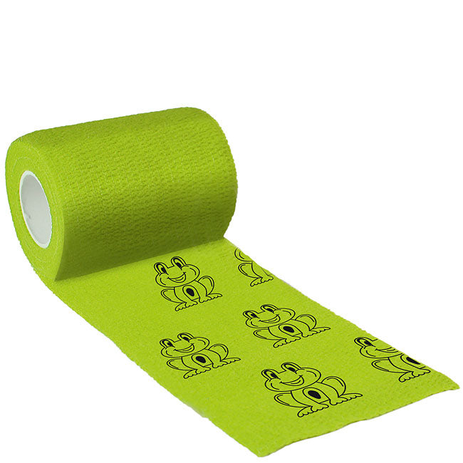 Binde Bandage 7,5cm x 4,5m, Bandage grün, Frosch