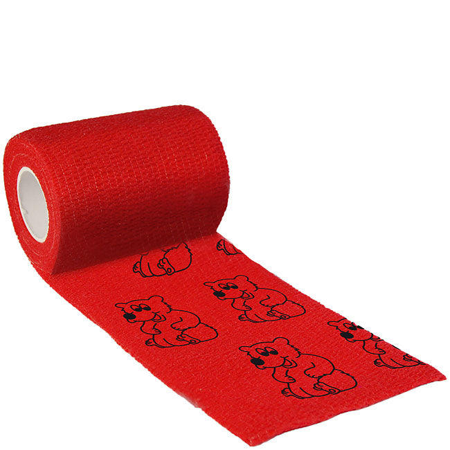 Binde Bandage 7,5cm x 4,5m, Bandage, rot, Bär