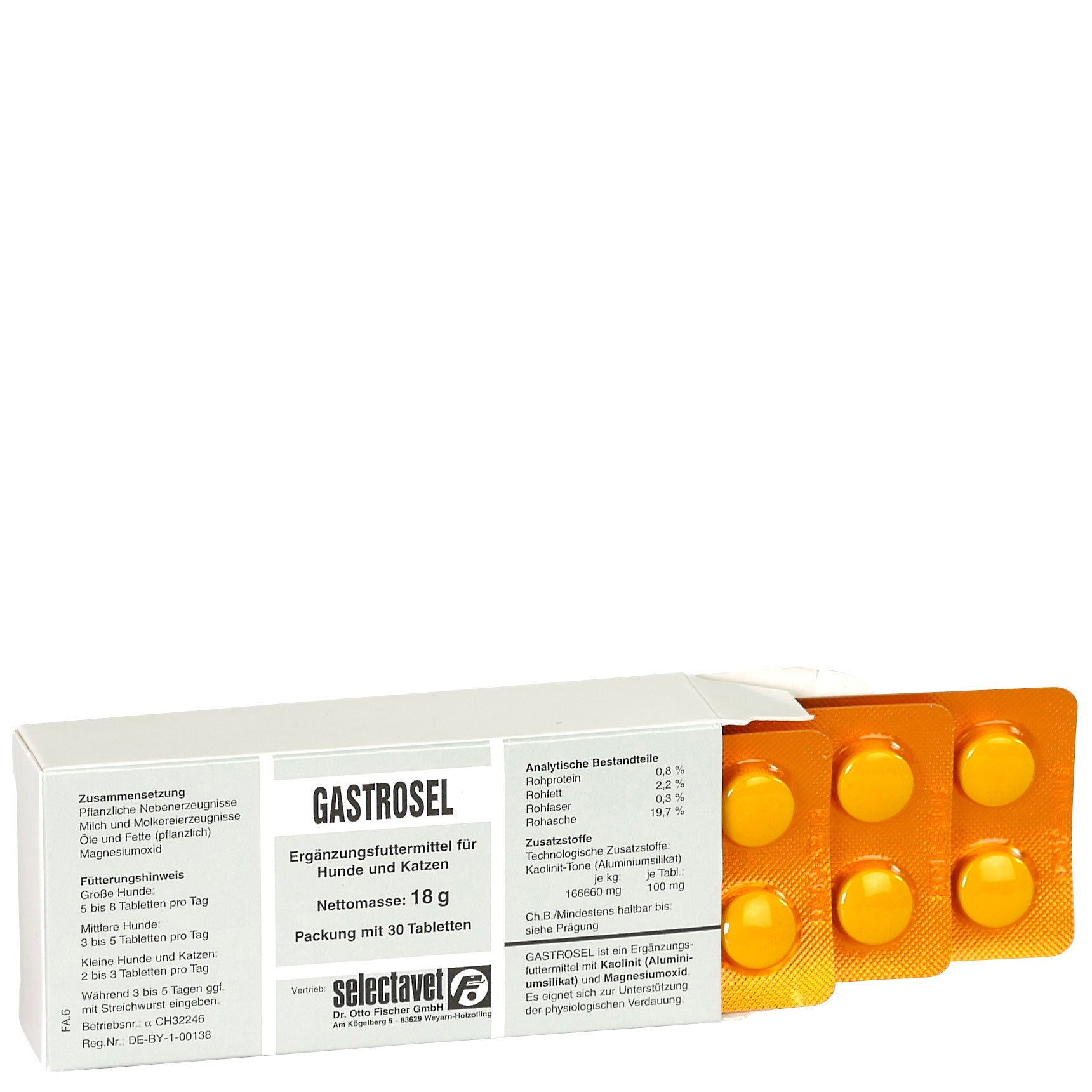 Gastrosel Hund Katze 30 Tabl.