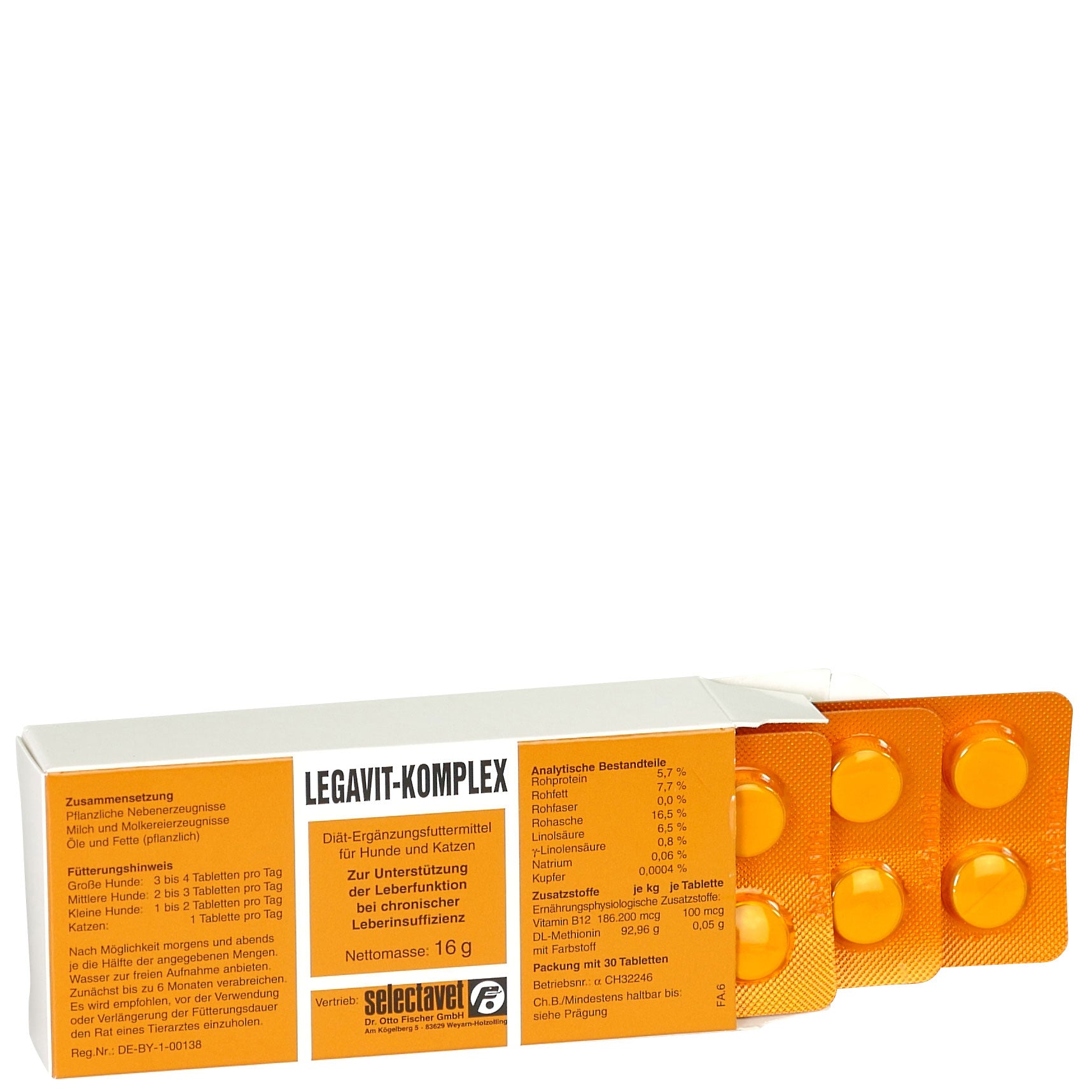 Legavit-Komplex Hund Katze 30 Tabl.