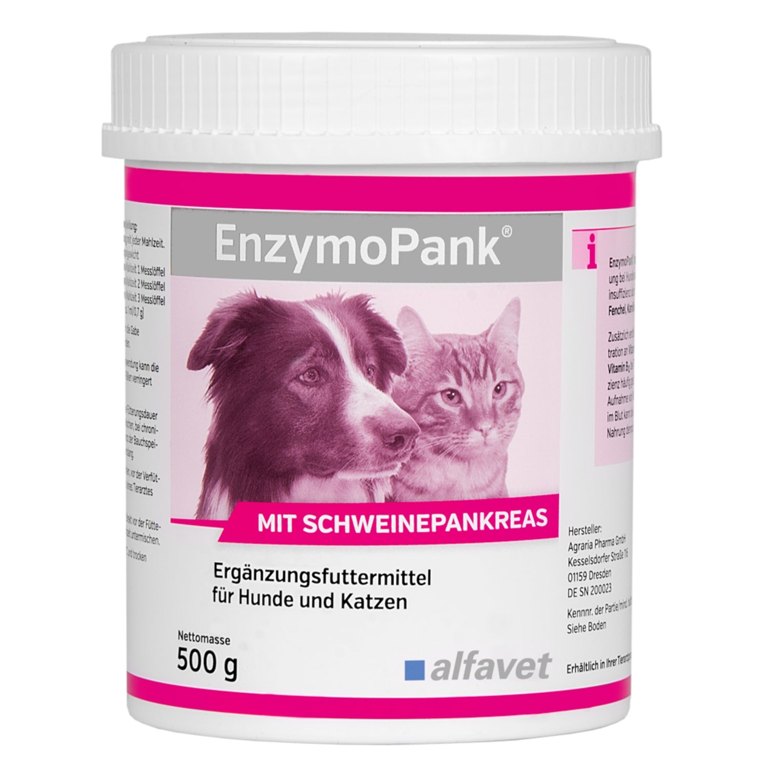 AlfaVet EnzymoPank Verdauungsenzyme, Kräuter500g