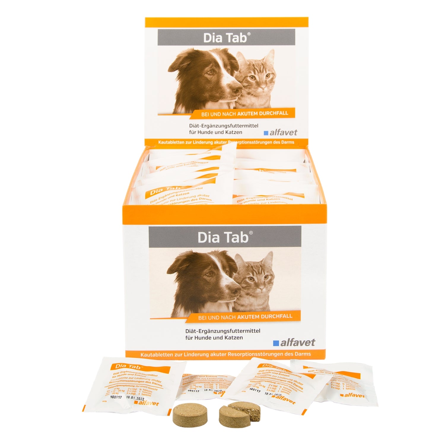 Dia Tab 60x5,5g Kautabletten Hund Katze