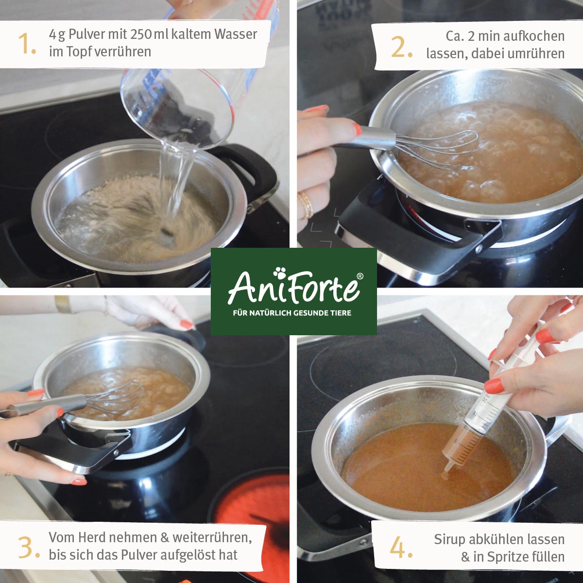 AniForte Ulmenrinde Pulver für Hund und Katze 250g