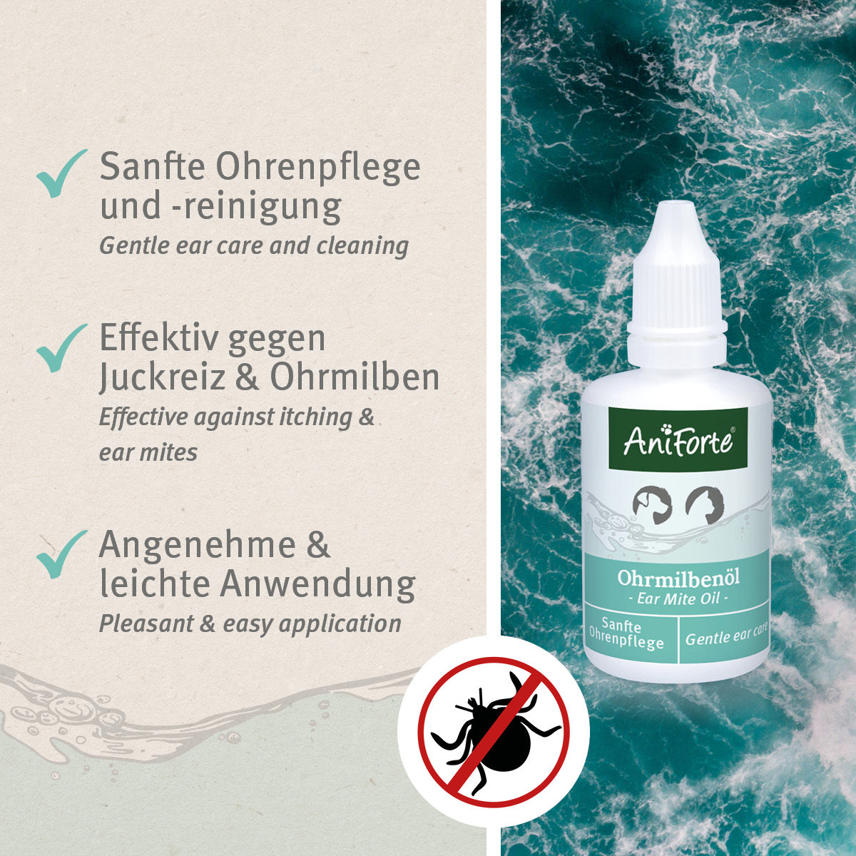 AniForte Ohrmilben Öl 50ml