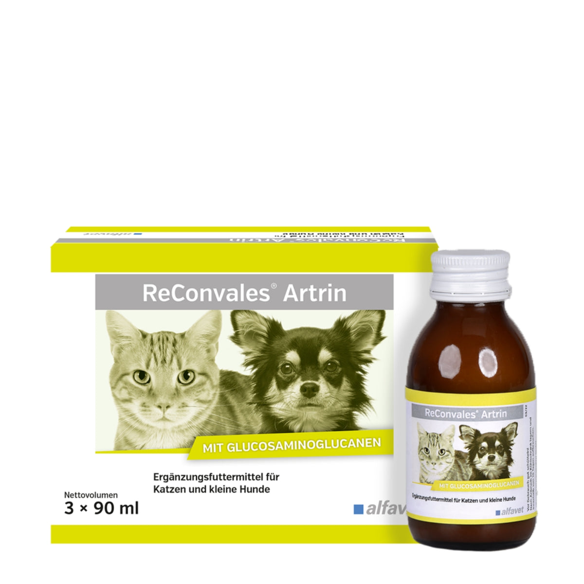 ReConvales Artrin 3x90ml flüssig Hund Katze