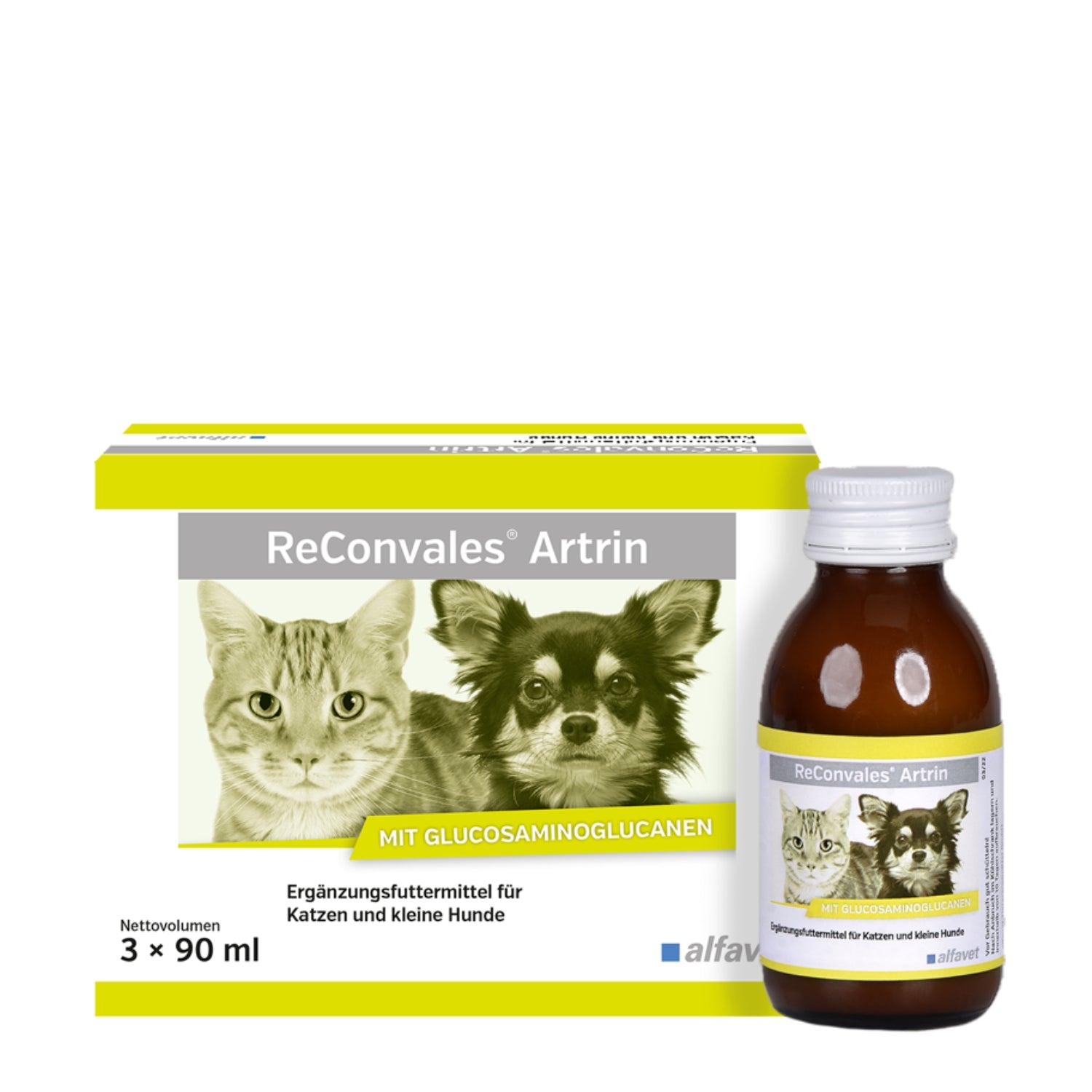ReConvales Artrin 3x90ml flüssig Hund Katze