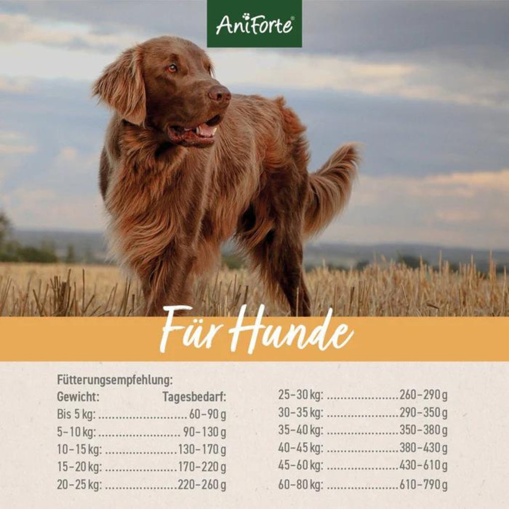 AniForte Trockenfutter LandChicken für Hunde 2kg MHD 30.08.2026