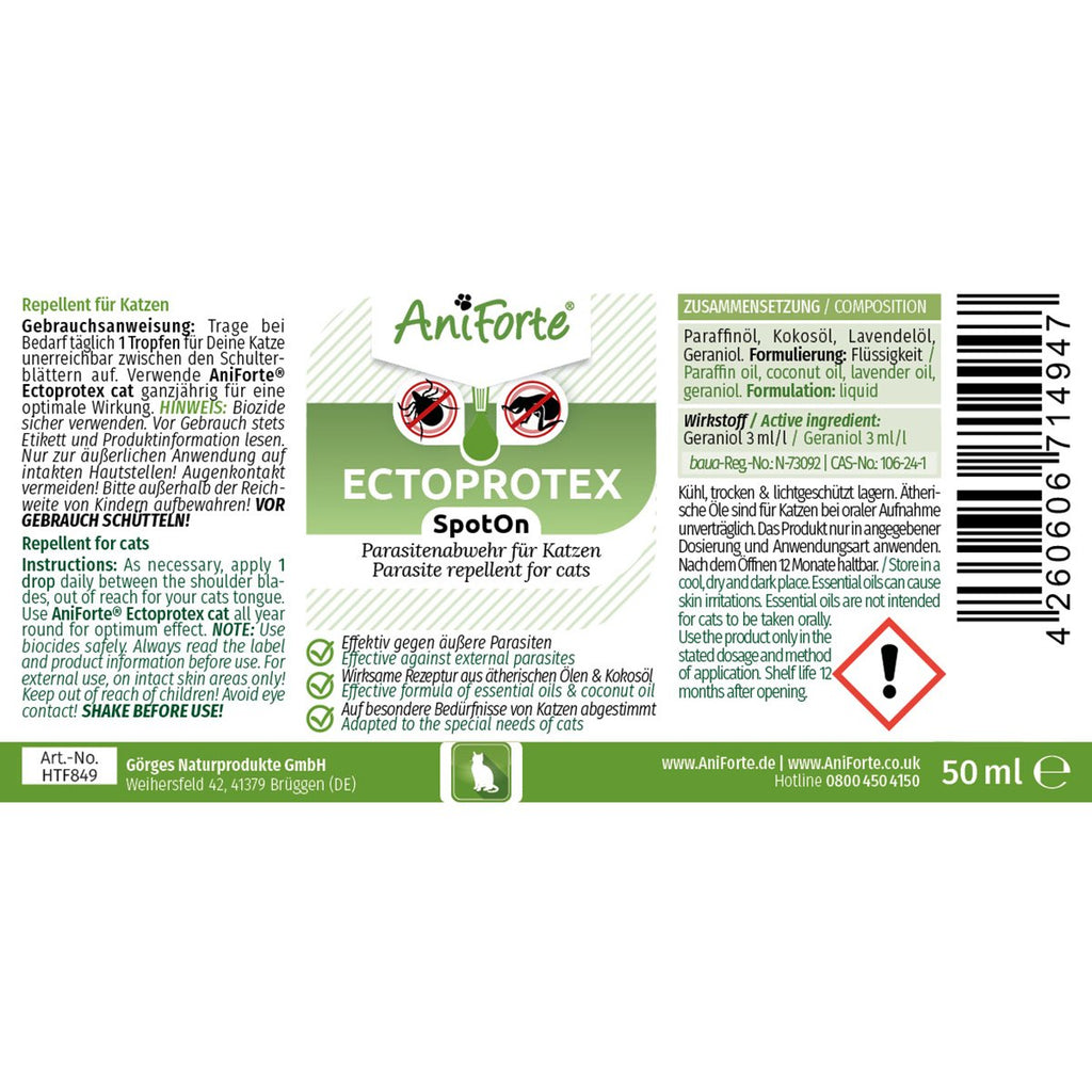 AniForte Ectoprotex Spot-on für Katzen 50ml
