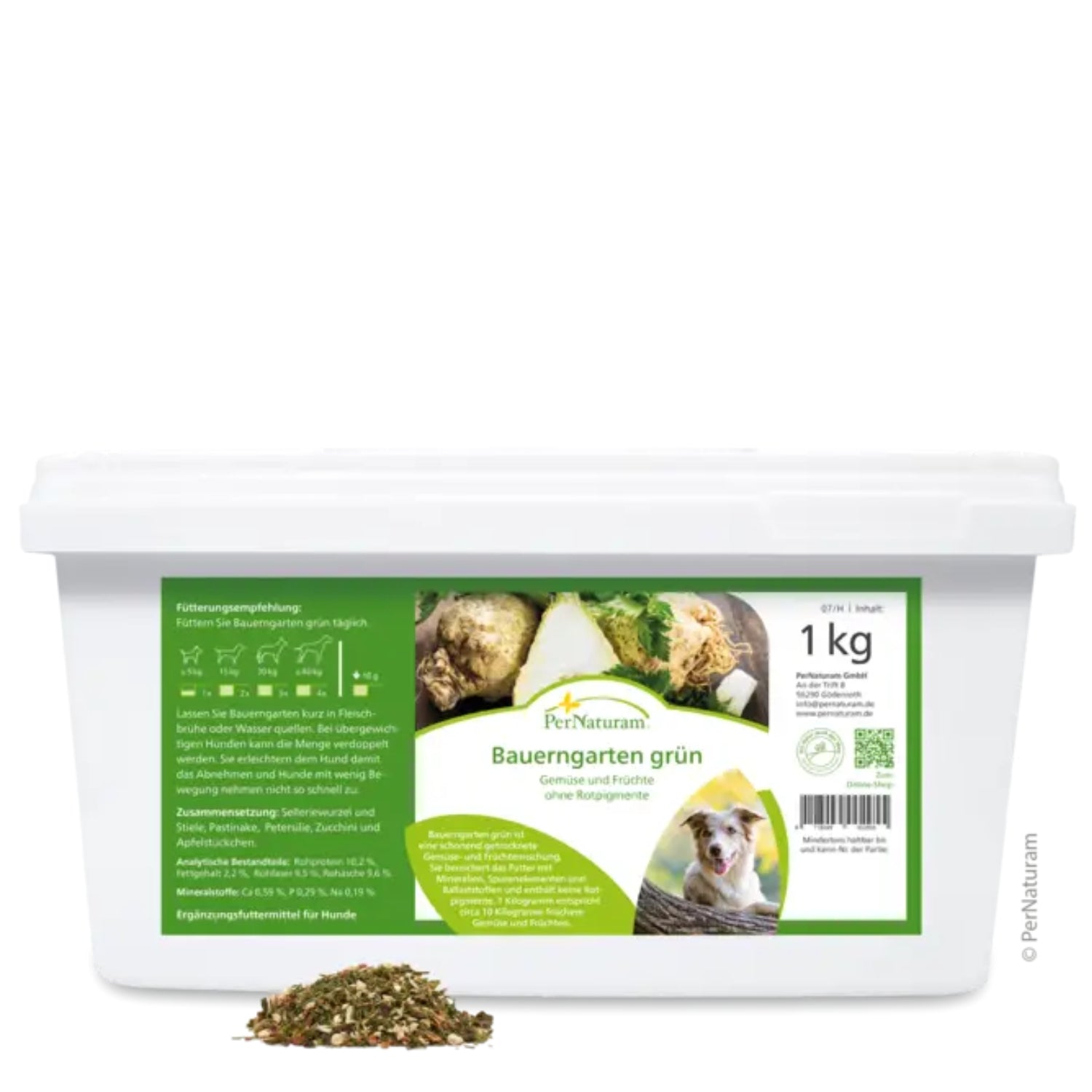 PerNaturam Bauerngarten grün 1000g