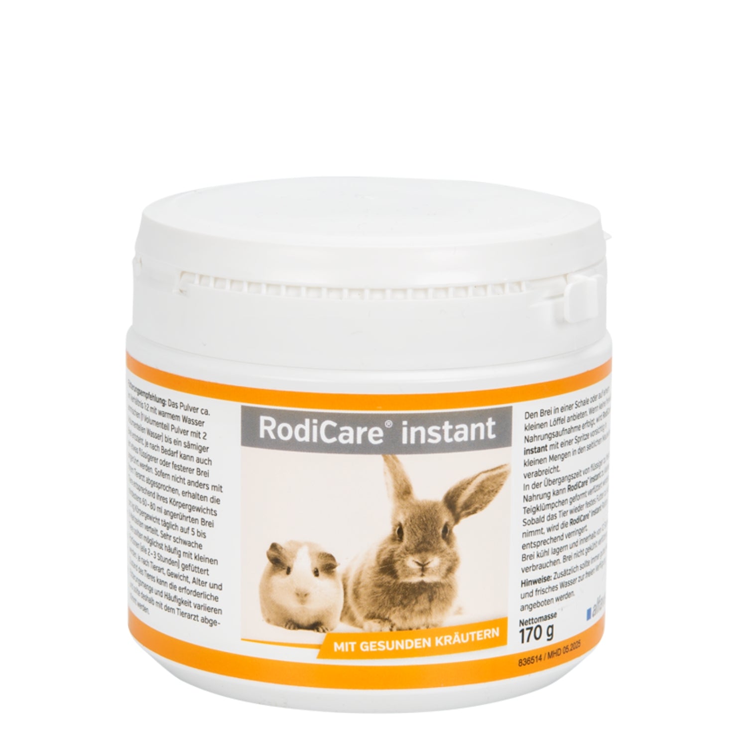 RodiCare instant 170g Pulver Nager Vögel Reptilien