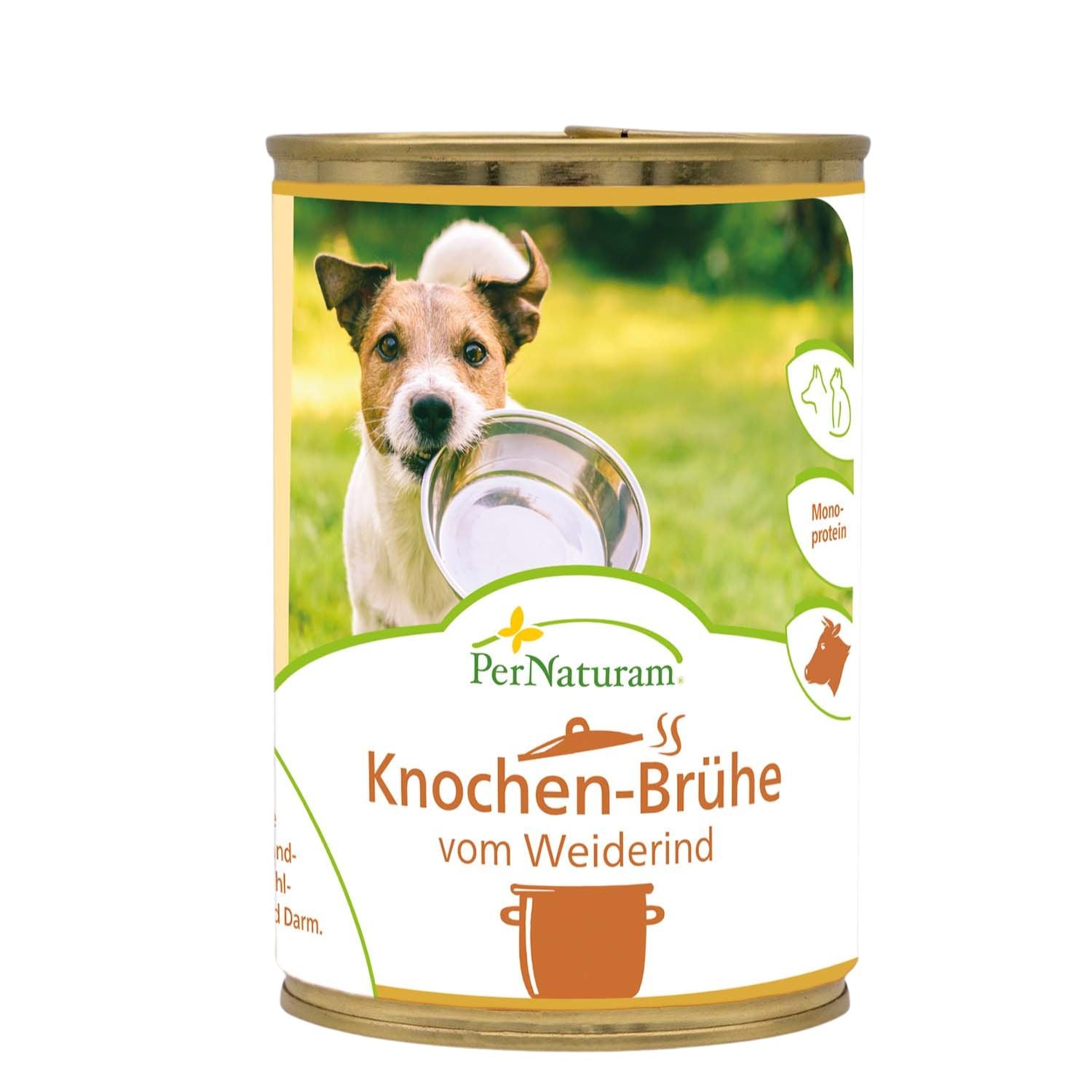 PerNaturam Knochen-Brühe vom Weiderind 400g für Hund und Katze