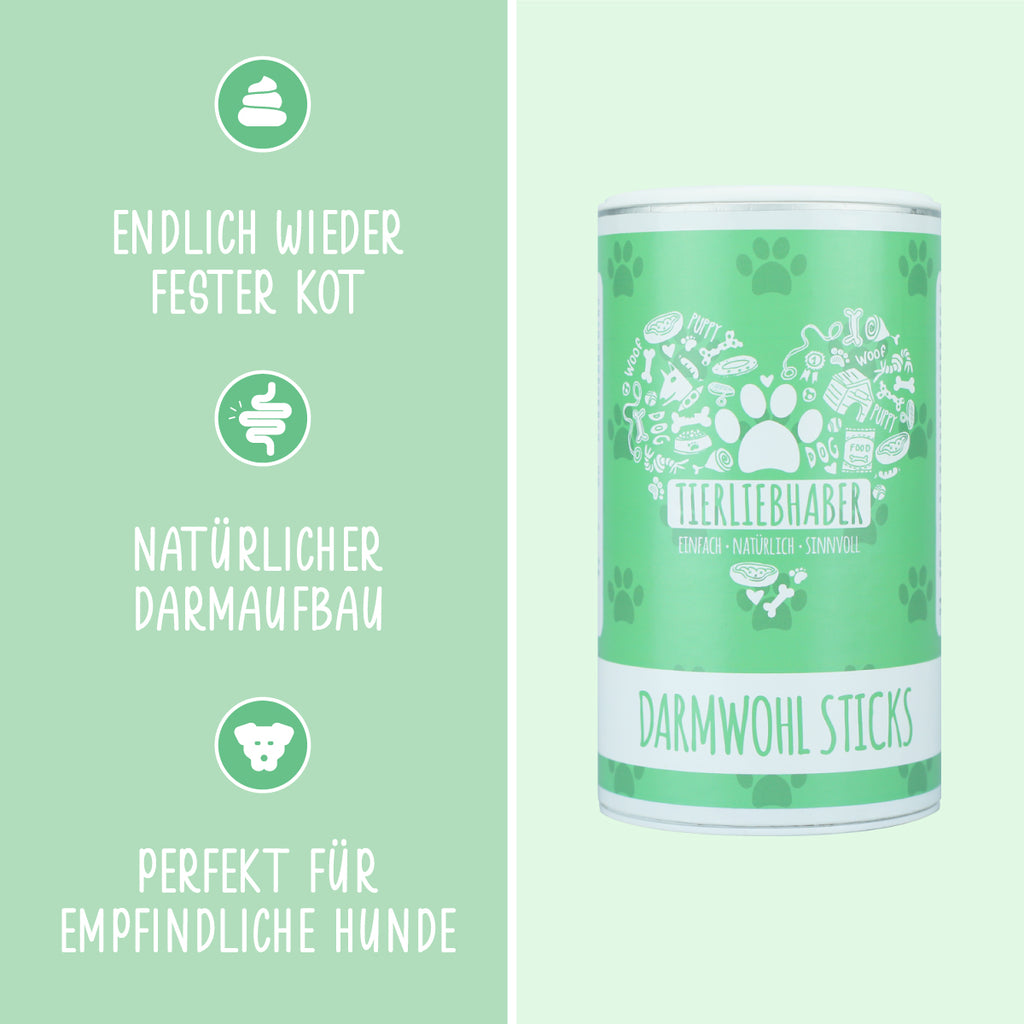 Tierliebhaber Darmwohl Sticks für Hunde 14 Stück