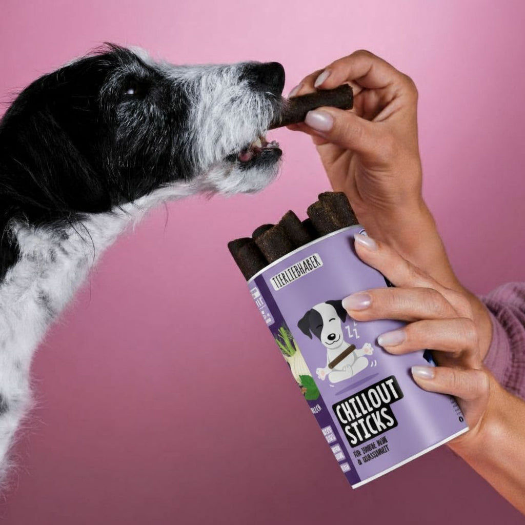 Tierliebhaber Chillout Sticks für Hunde 14 Stück MHD 30.09.2026