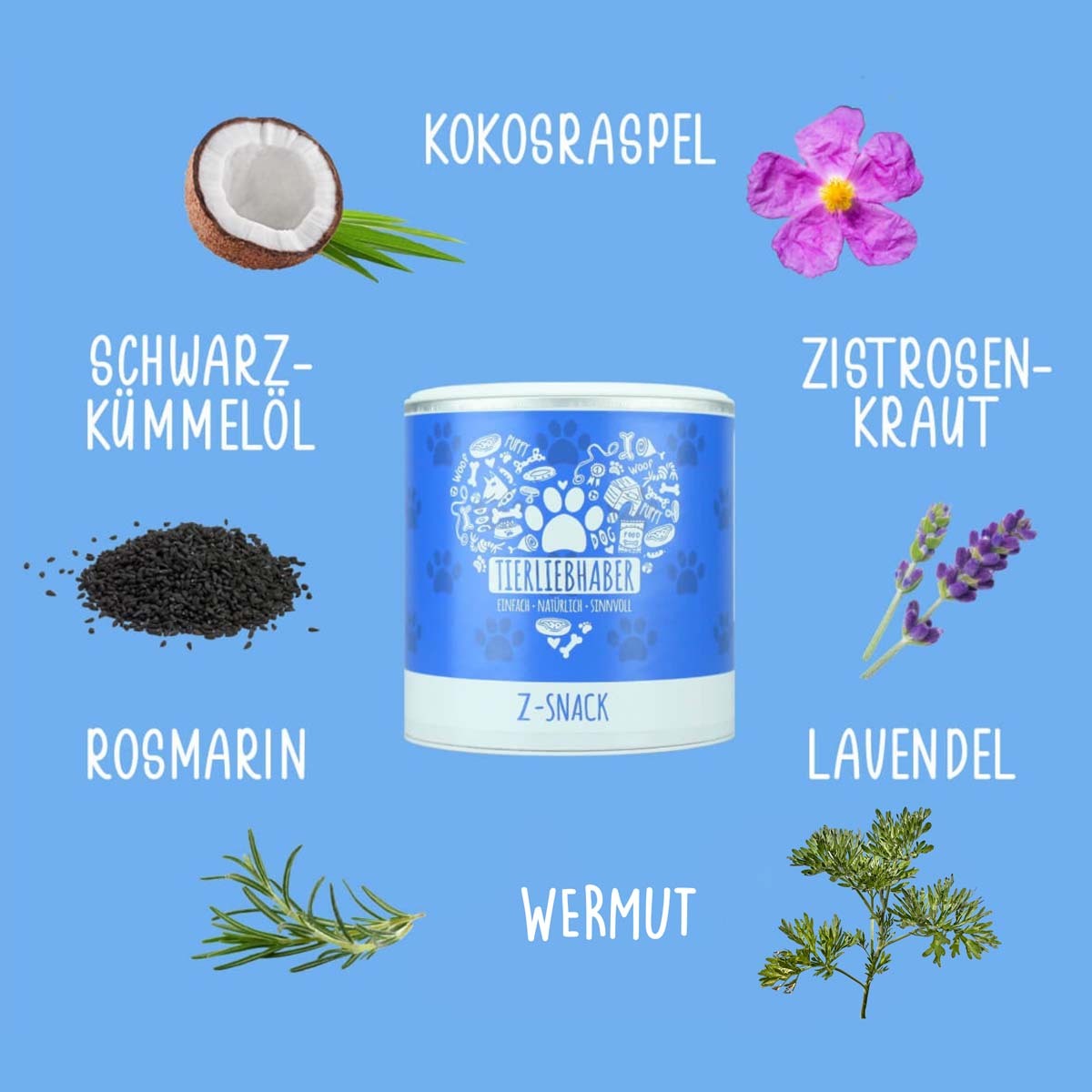 Tierliebhaber Z-Snack für Hunde 350 g