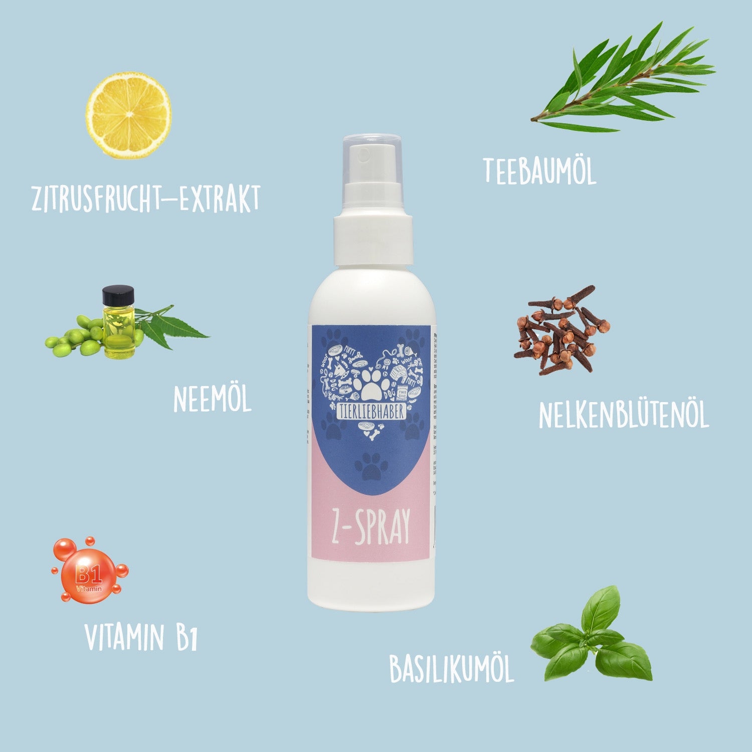 Tierliebhaber Z-Spray für Hunde 150 ml