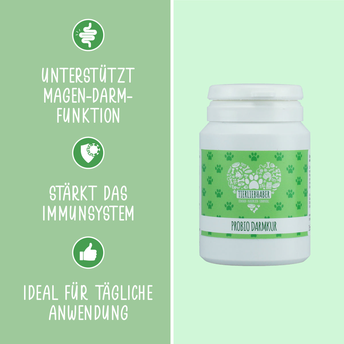 Tierliebhaber Prä & Probio Kur für Hunde 75g MHD 28.02.2026