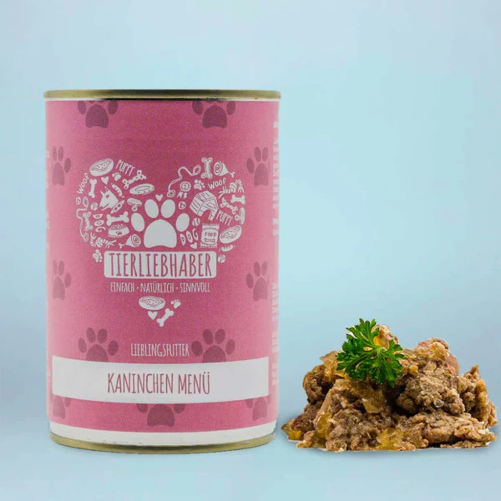 Tierliebhaber Kaninchen Menue für Hunde 400 g