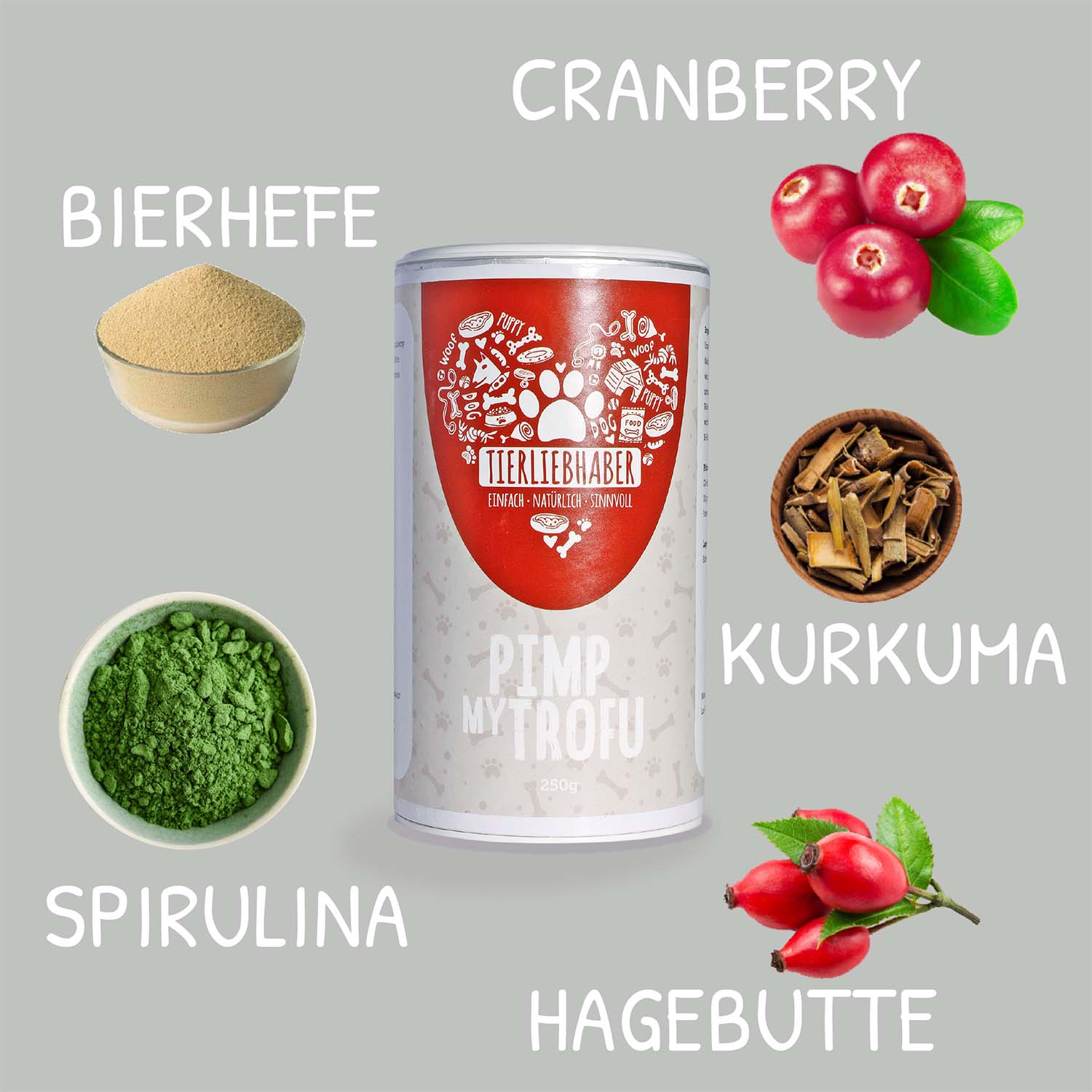 Tierliebhaber Pimp My TroFu für Hunde 250 g MHD 01.01.2026