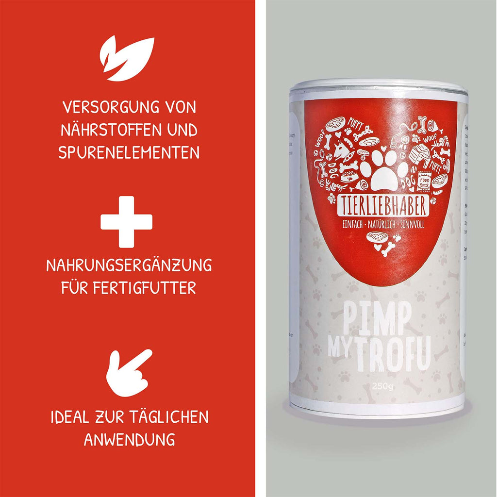 Tierliebhaber Pimp My TroFu für Hunde 250 g MHD 01.01.2026