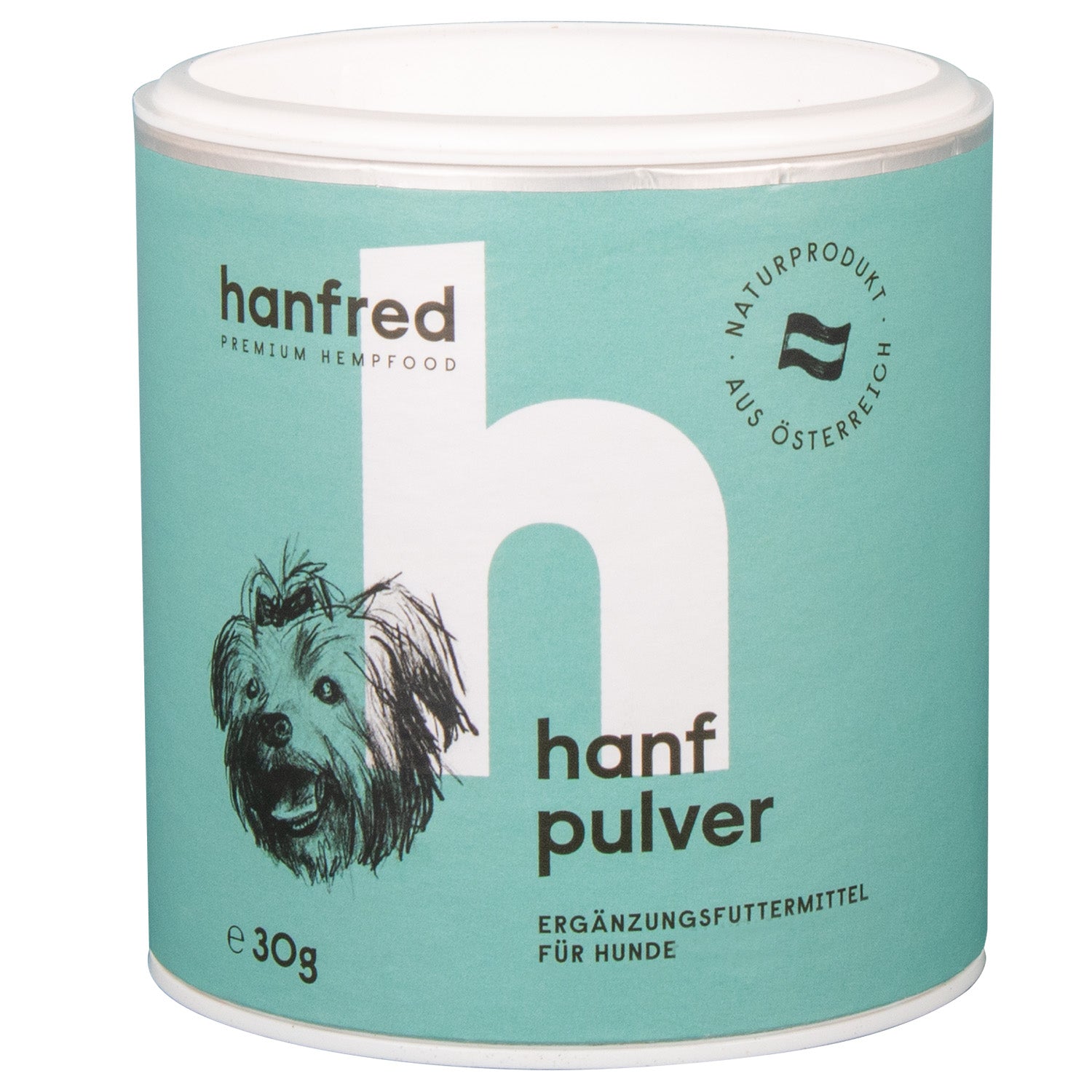 Hanfred Hanfpulver Mini für Hunde 30g