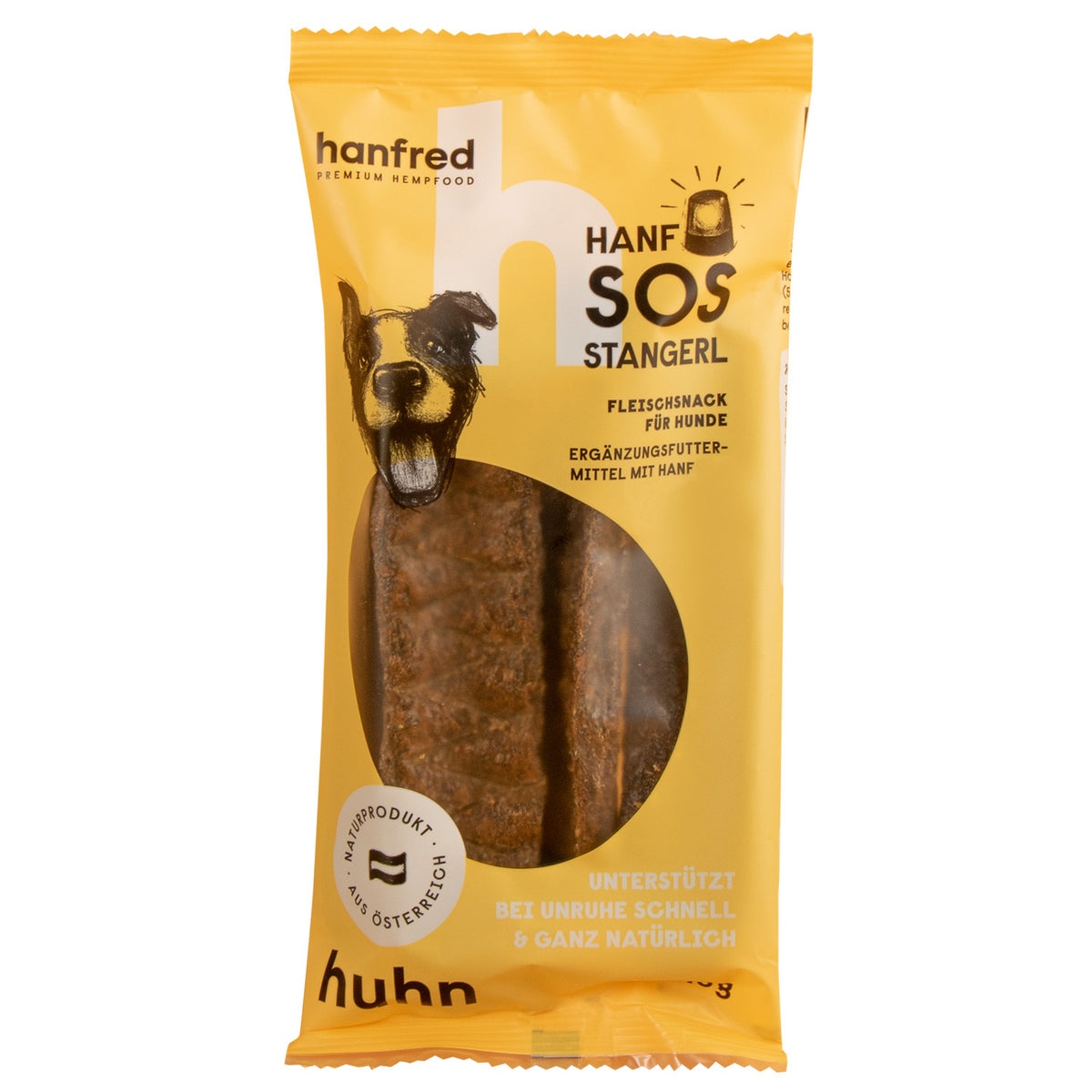 Hanfred SOS Stangerl Huhn für Hunde 65g