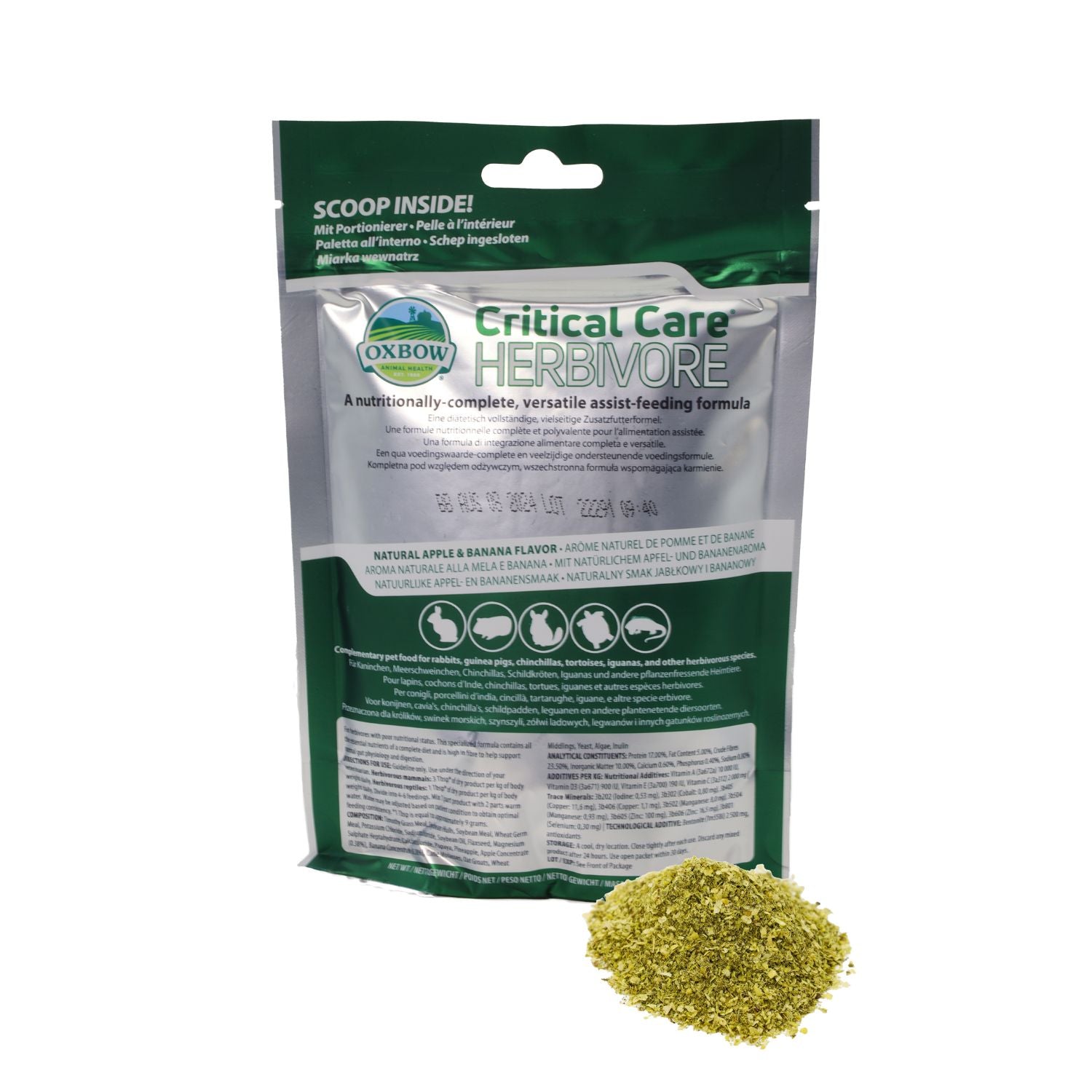 Critical Care Herbivore für Heimtiere Banane/Apfel 141g