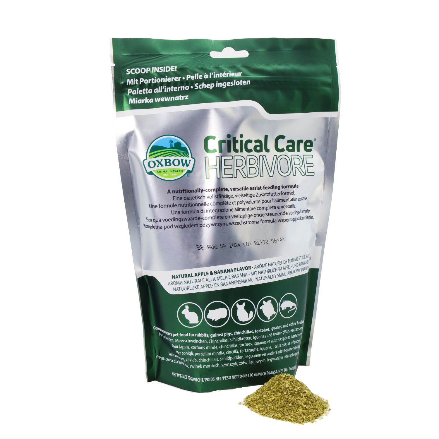 Critical Care Herbivore für Heimtiere Banane/Apfel 454g