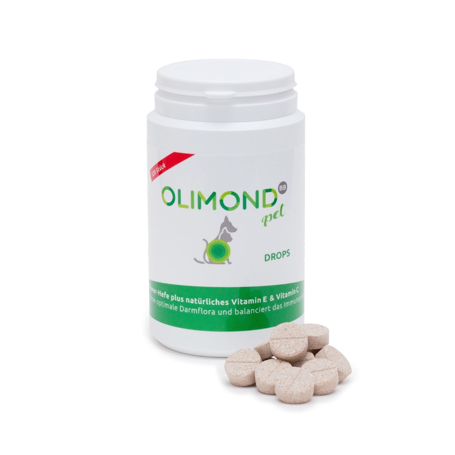Olimond BB Drops Pet 120 Stück für Hund und Katze