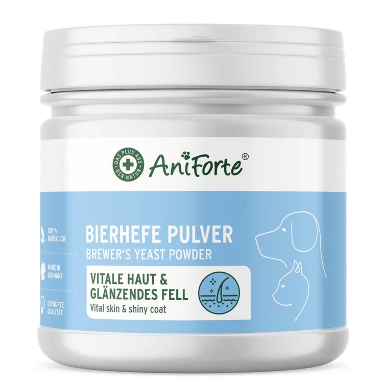 AniForte Bierhefe Pulver für Hund und Katze 250g