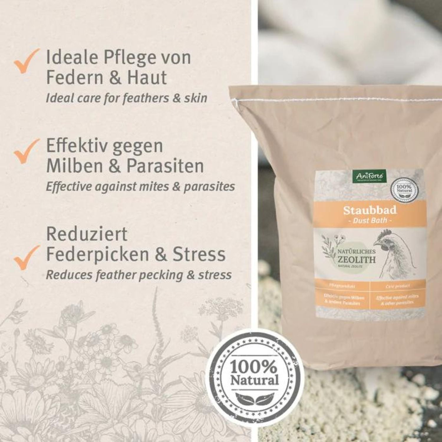 AniForte Staubbad für Hühner 10kg