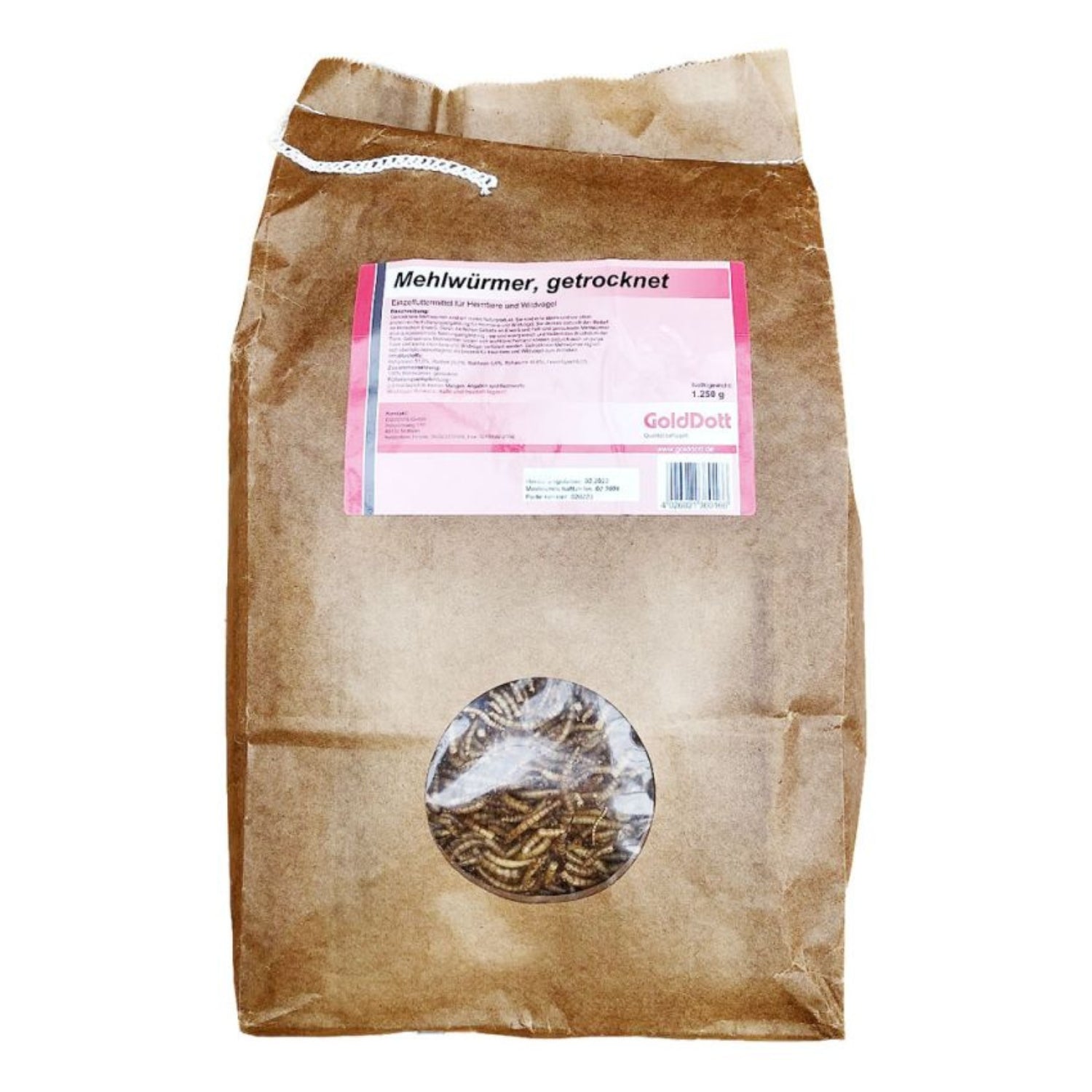 GoldDott Mehlwürmer getrocknet 1250g
