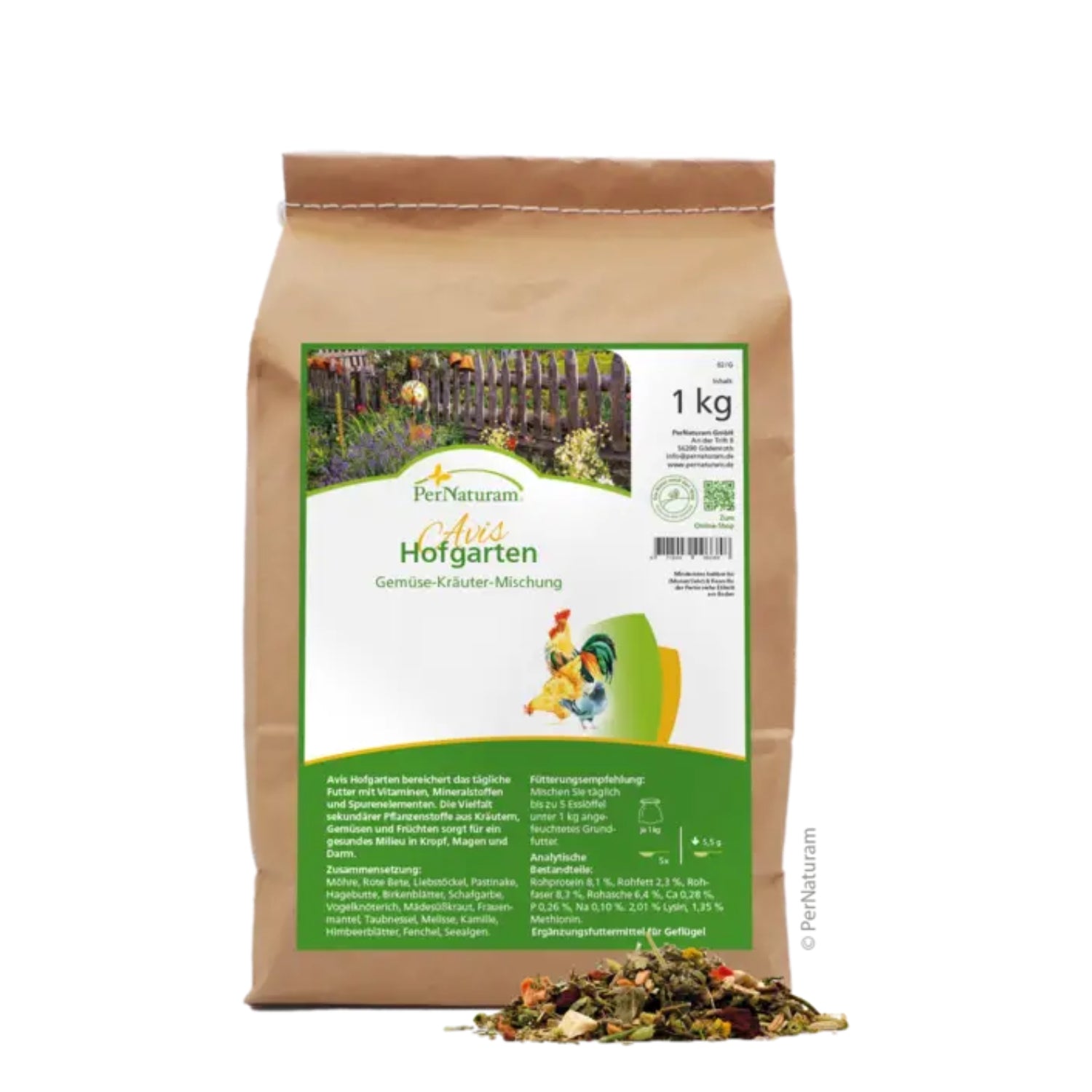 PerNaturam Hofgarten für Geflügel 1000g