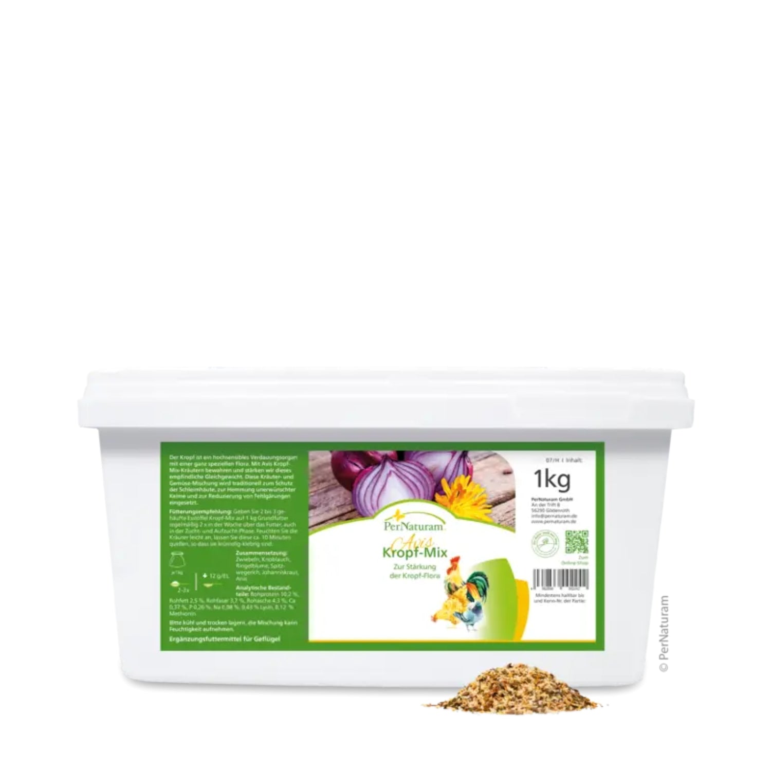 PerNaturam Kropf-Mix für Geflügel 1000g