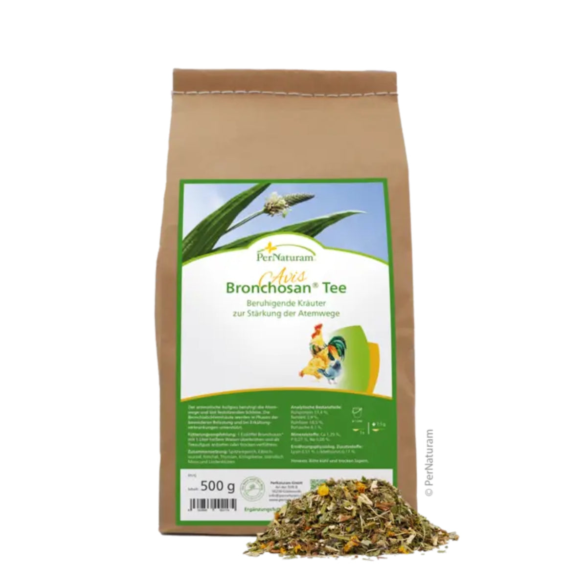 PerNaturam Bronchosan für Geflügel Tee 500g