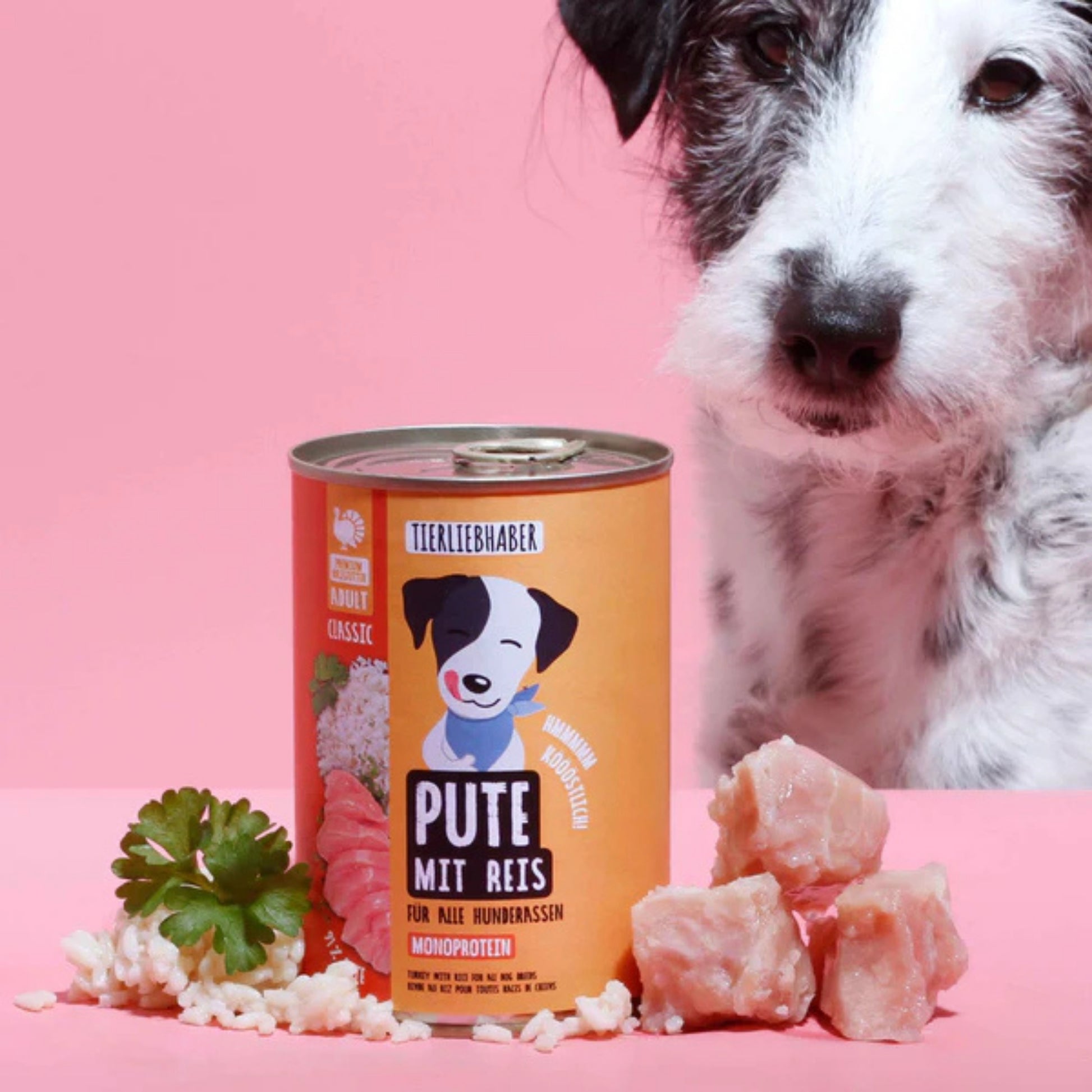 Tierliebhaber Lieblingsfutter Pute mit Reis 400g