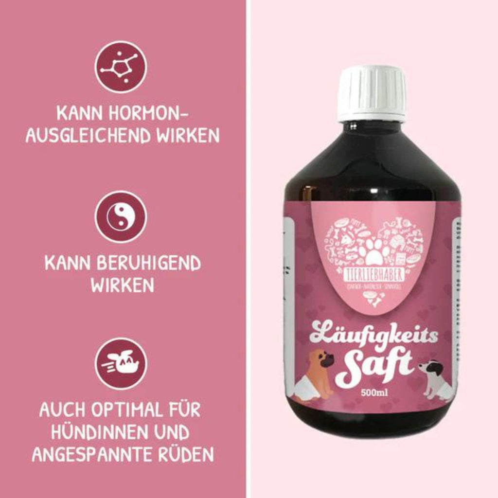Tierliebhaber Läufigkeitssaft für Hund 500 ml