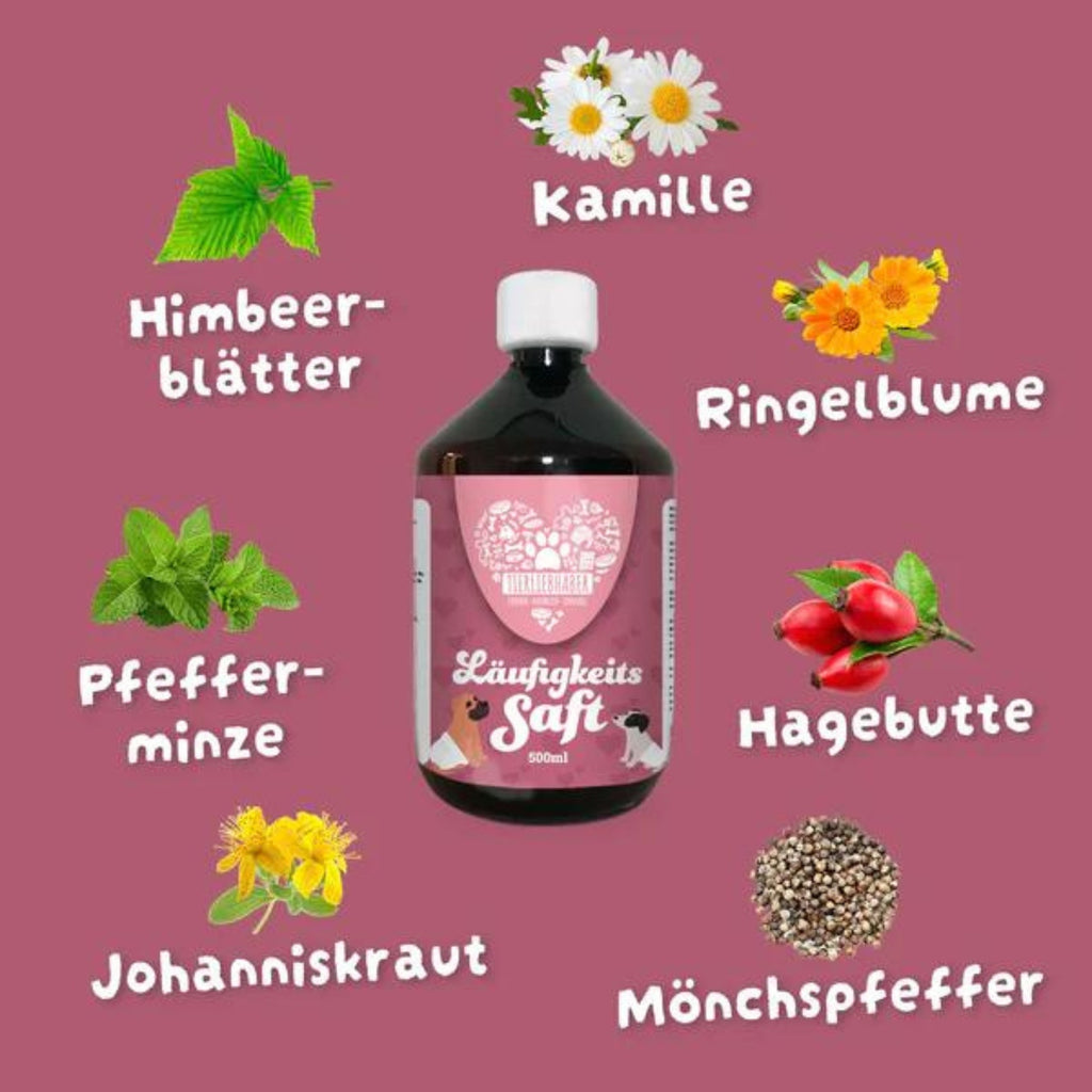 Tierliebhaber Läufigkeitssaft für Hund 500 ml