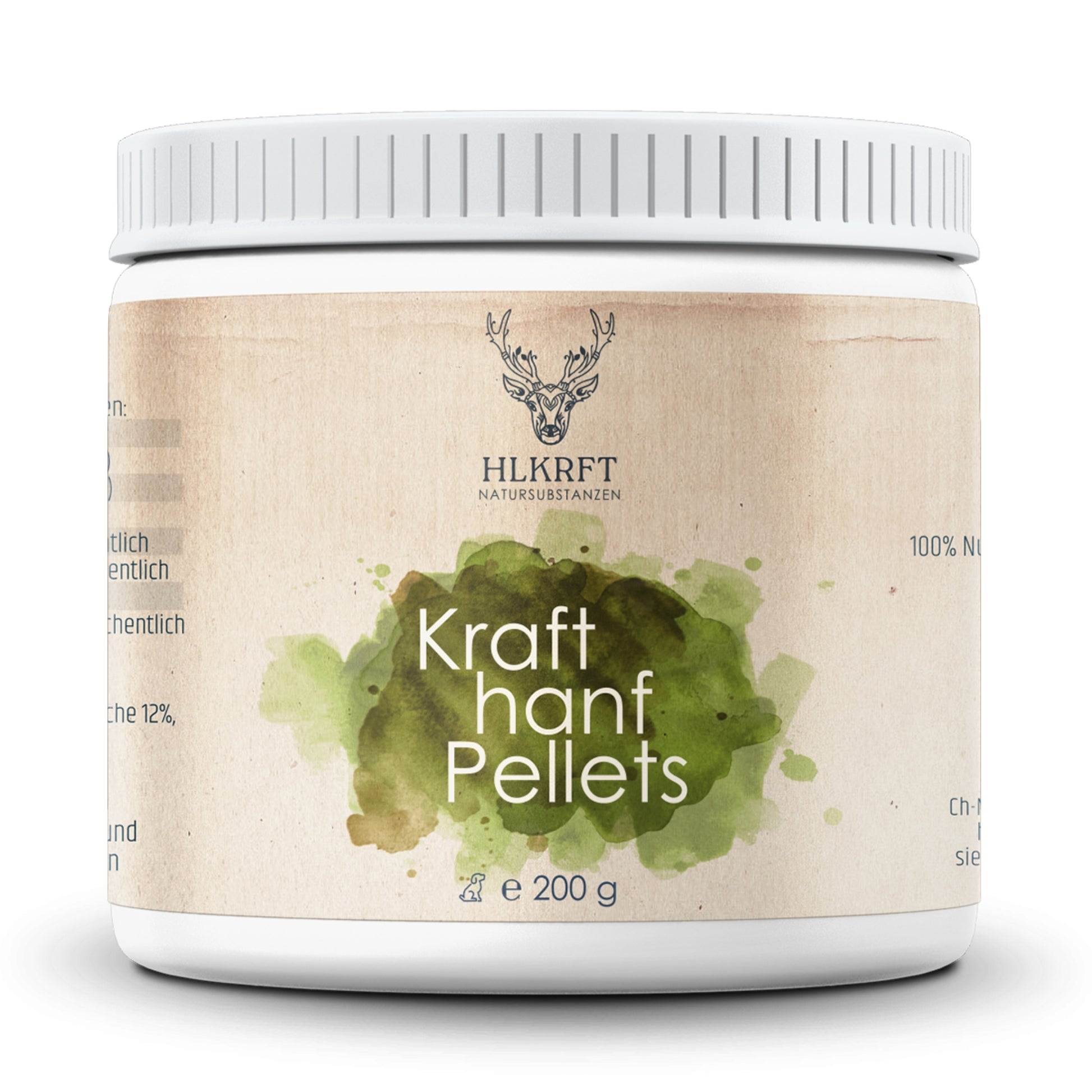 Hlkrft Krafthanf Pellets für Hunde und Katzen 200g