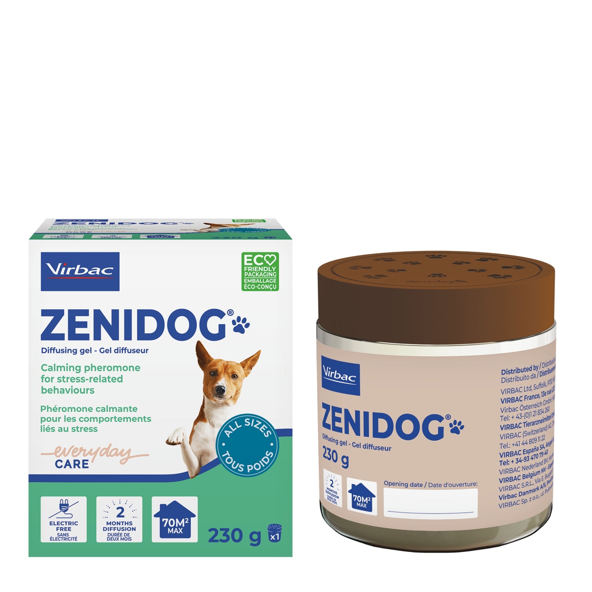 Virbac Zenidog Gel-Diffuser für Hunde 230g
