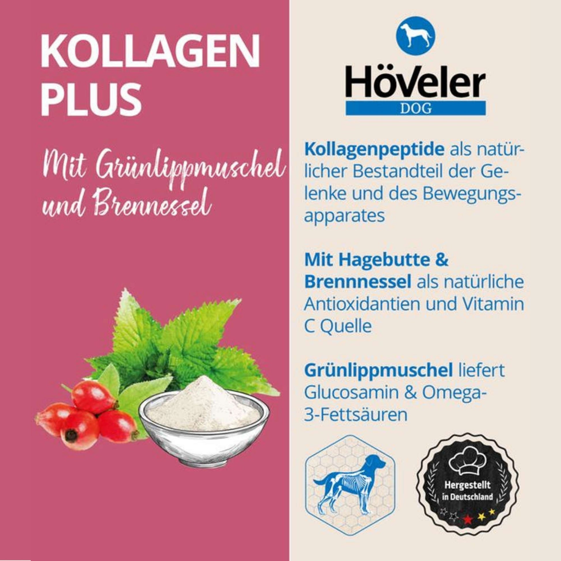Höveler DOG Kollagen für Hunde Plus 150g