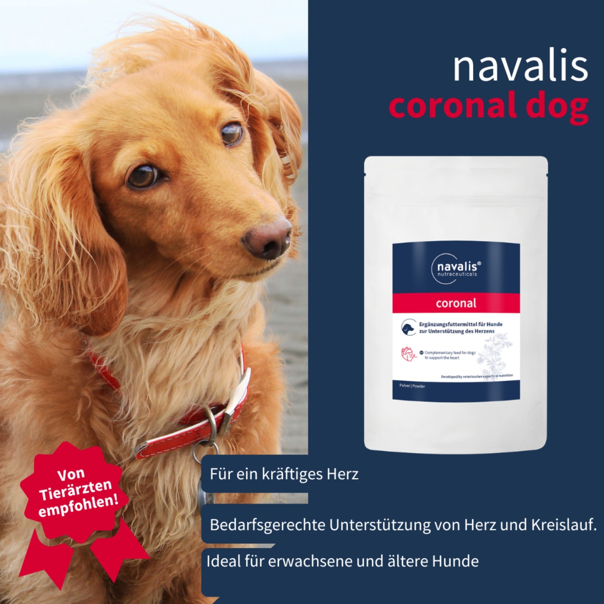 navalis coronal dog Pulver für Hunde 120g