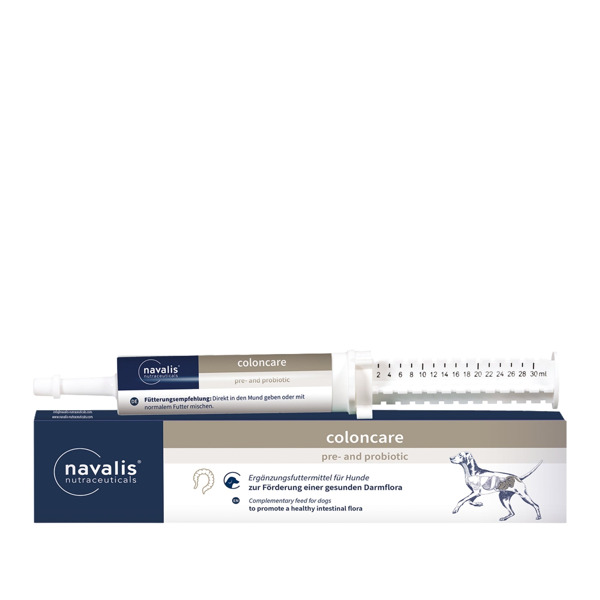 navalis coloncare pro- und präbiotic dog Paste für Hunde 30ml