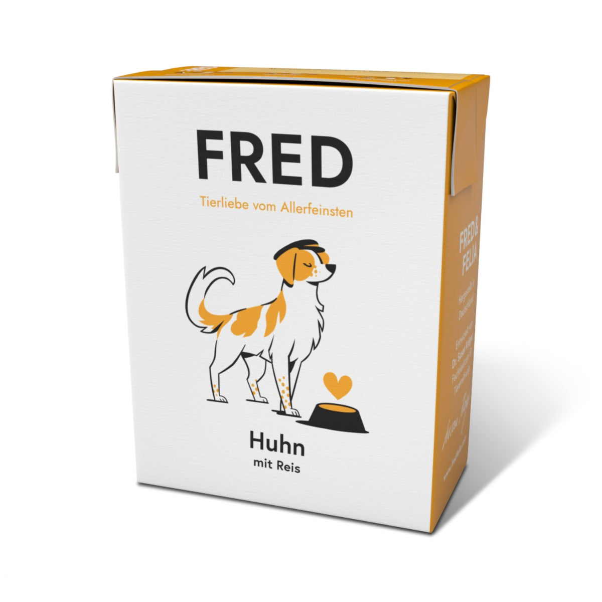 FRED & FELIA FRED Huhn mit Reis Nassfutter für Hunde 10x390g