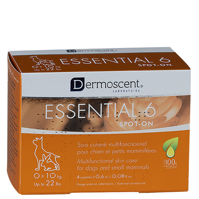 Dermoscent Essential 6 spot-on Hund 0-10 kg, 4x0,6ml