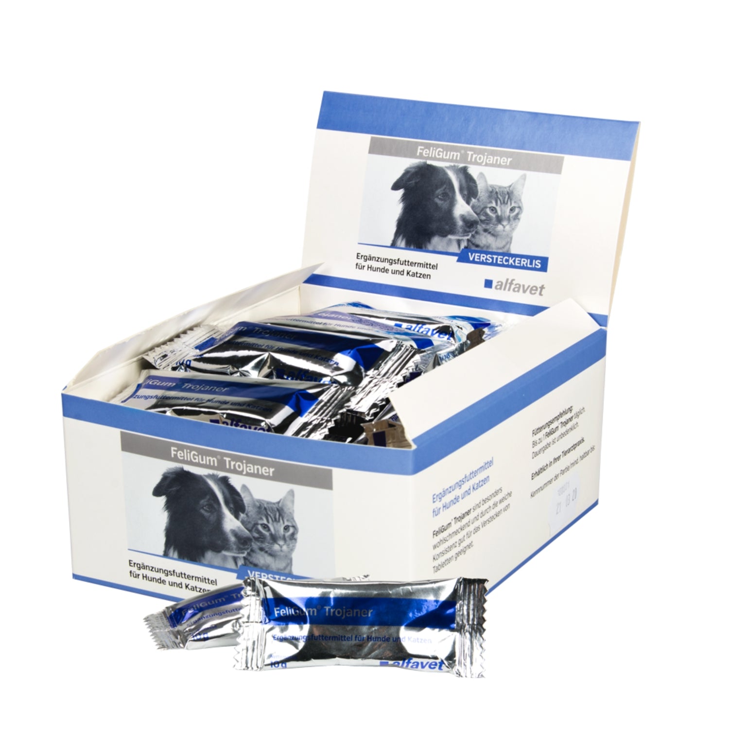 FeliGum Trojaner in Faltschachtel, 30x10g