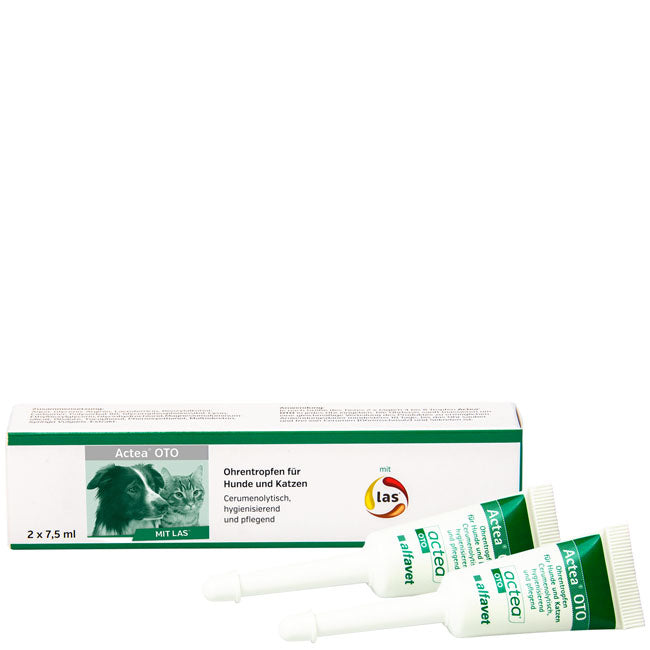 Actea Oto 15ml Ohrenpflege Tropfen für Hunde und Katzen