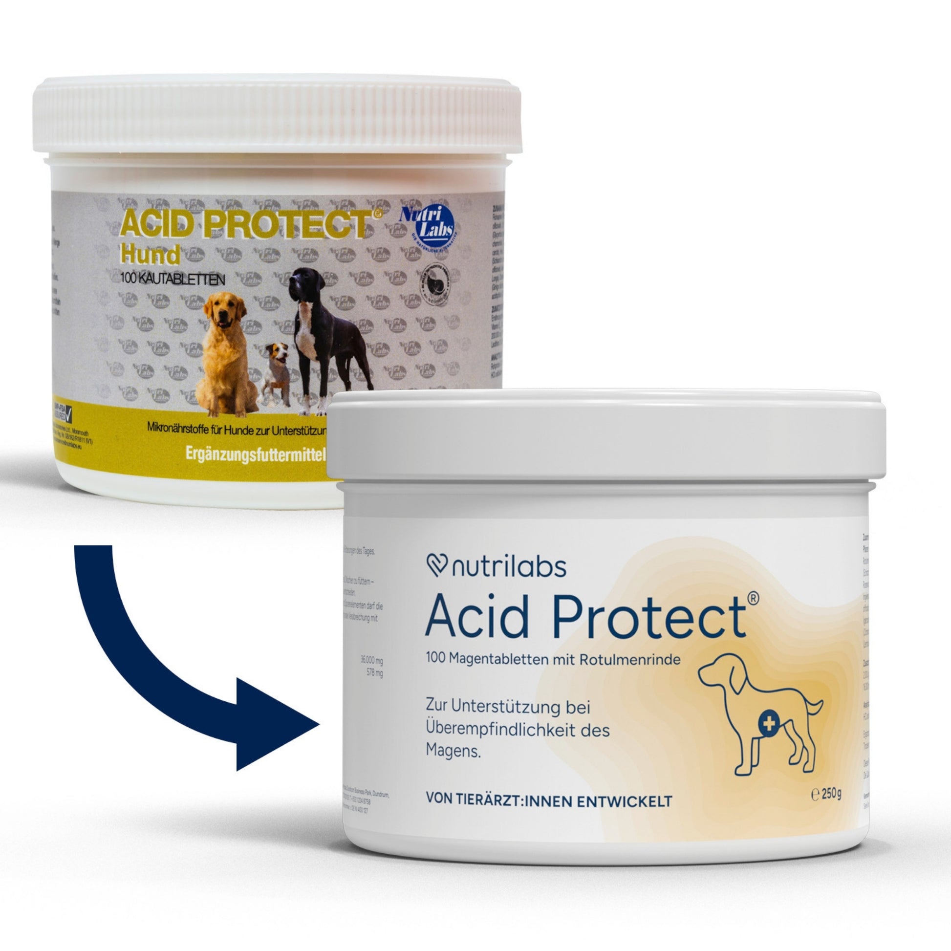 NutriLabs Acid Protect Hund 100 Kautabletten