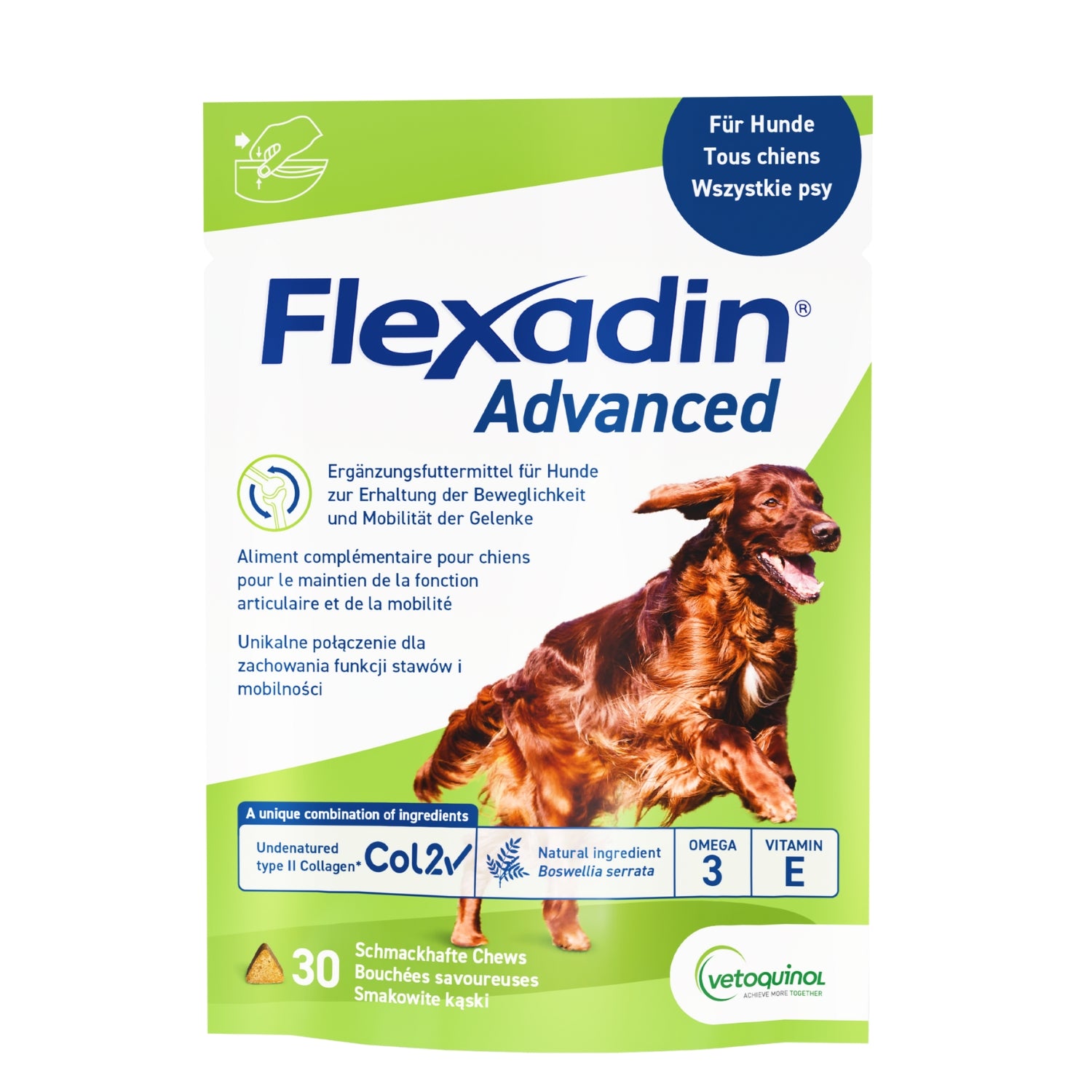 Flexadin advanced 30 chews MHD 01.02.2026