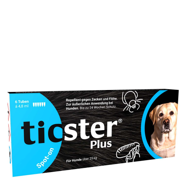 TICSTER Plus Spot-on Lösung für Hunde über 25 kg 6 x 4,8 ml
